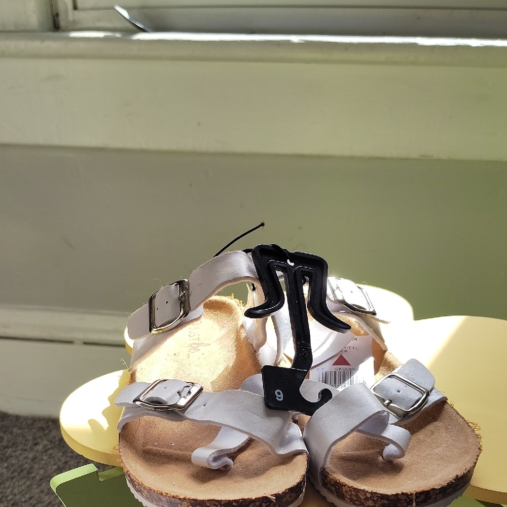 Kids White Sandals